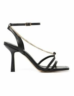 Forever New Rachel Black Chain Heel