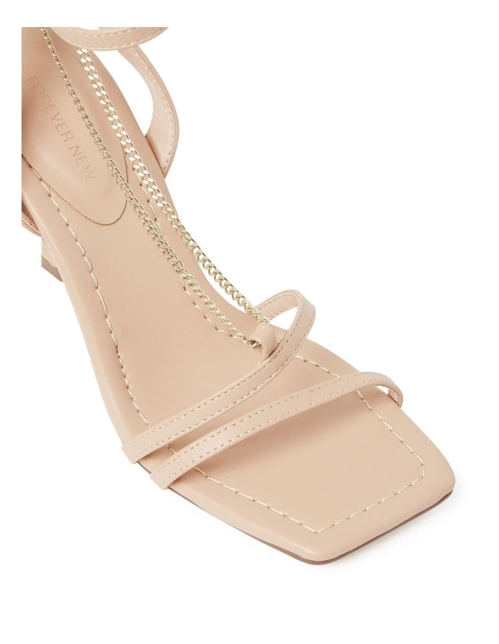 Forever New Rachel Nude Chain Heel 2 Forever New Rachel Nude Chain Heel - Image 2
