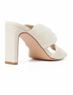 Forever New Jada Linen Knot White Mule Heel 7 Forever New Jada Linen Knot White Mule Heel -Deals Shoes Store 871390450 4 720x928