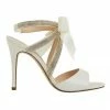 NINA Claudia Ivory Satin Sandals