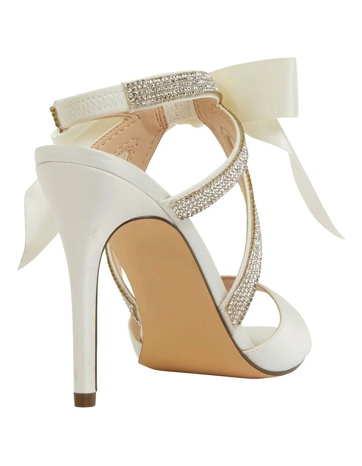 NINA Claudia Ivory Satin Sandals 4 NINA Claudia Ivory Satin Sandals - Image 4