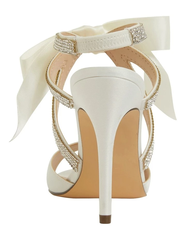 NINA Claudia Ivory Satin Sandals 5 NINA Claudia Ivory Satin Sandals - Image 5