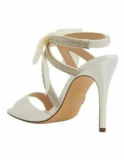NINA Claudia Ivory Satin Sandals 13 NINA Claudia Ivory Satin Sandals -Deals Shoes Store 871763410 7 720x928