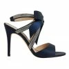 NINA Claudia New Navy Satin Sandals