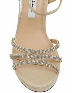 NINA Saralyn Platino Ref Suedette Sandals -Deals Shoes Store 871764220 6 720x928