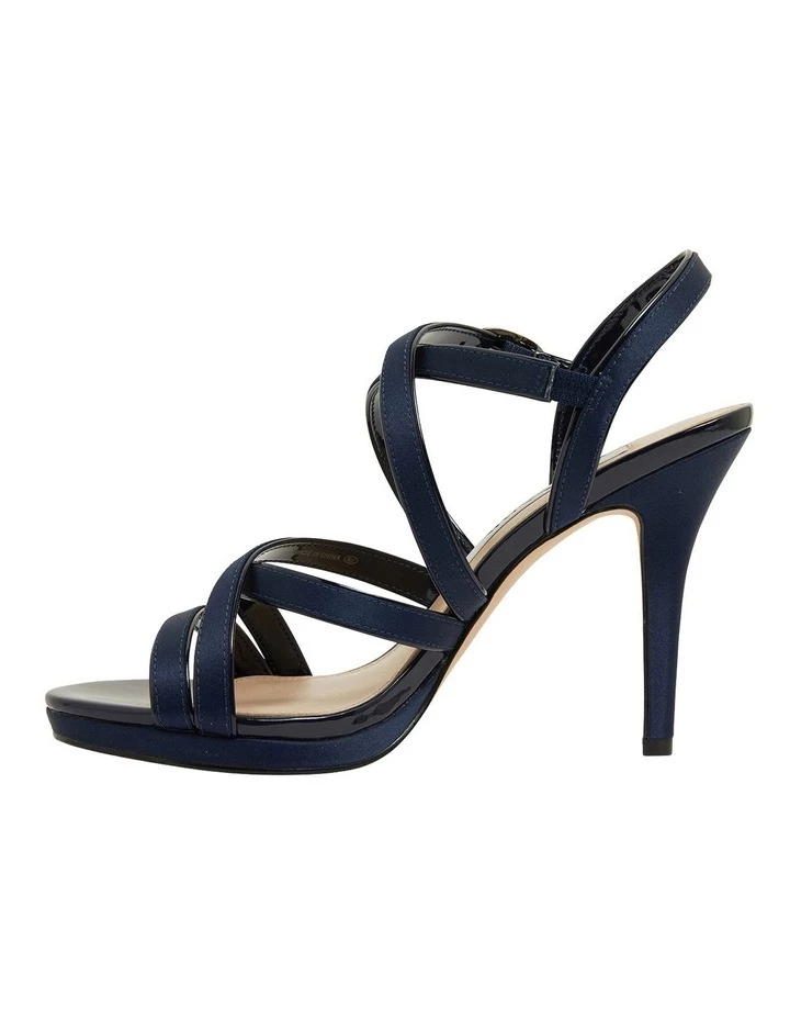 NINA Reatha New Navy Satin Sandals 3 NINA Reatha New Navy Satin Sandals - Image 3