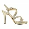 NINA Reatha Platino Glitter Sandals