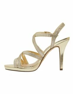 NINA Reatha Platino Glitter Sandals 9 NINA Reatha Platino Glitter Sandals -Deals Shoes Store 871764850 3 720x928