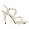 NINA Reatha Ivory Satin Sandals