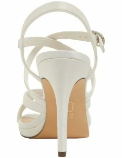 NINA Reatha Ivory Satin Sandals -Deals Shoes Store 871764940 5 720x928