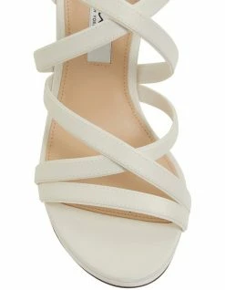 NINA Reatha Ivory Satin Sandals -Deals Shoes Store 871764940 6 720x928