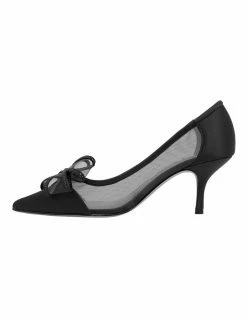 NINA Brite New Navy Satin Heeled Shoes 9 NINA Brite New Navy Satin Heeled Shoes -Deals Shoes Store 871765480 3 720x928