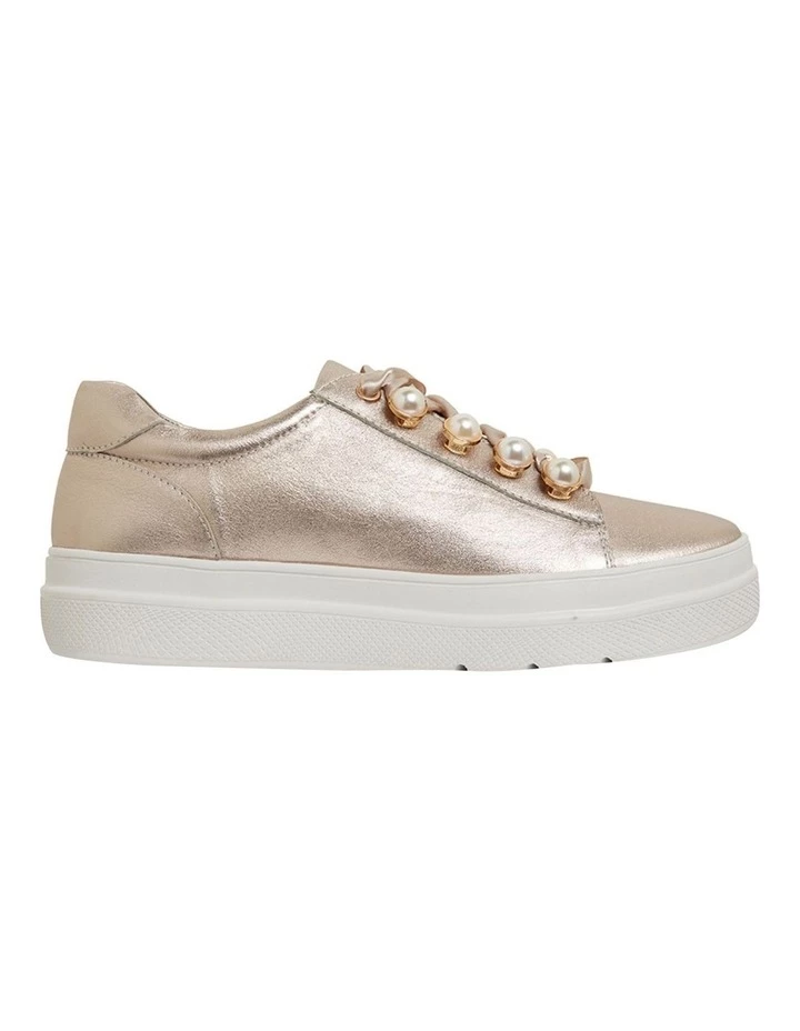 Jane Debster Bant Soft Gold Metallic Sneakers 1 Jane Debster Bant Soft Gold Metallic Sneakers