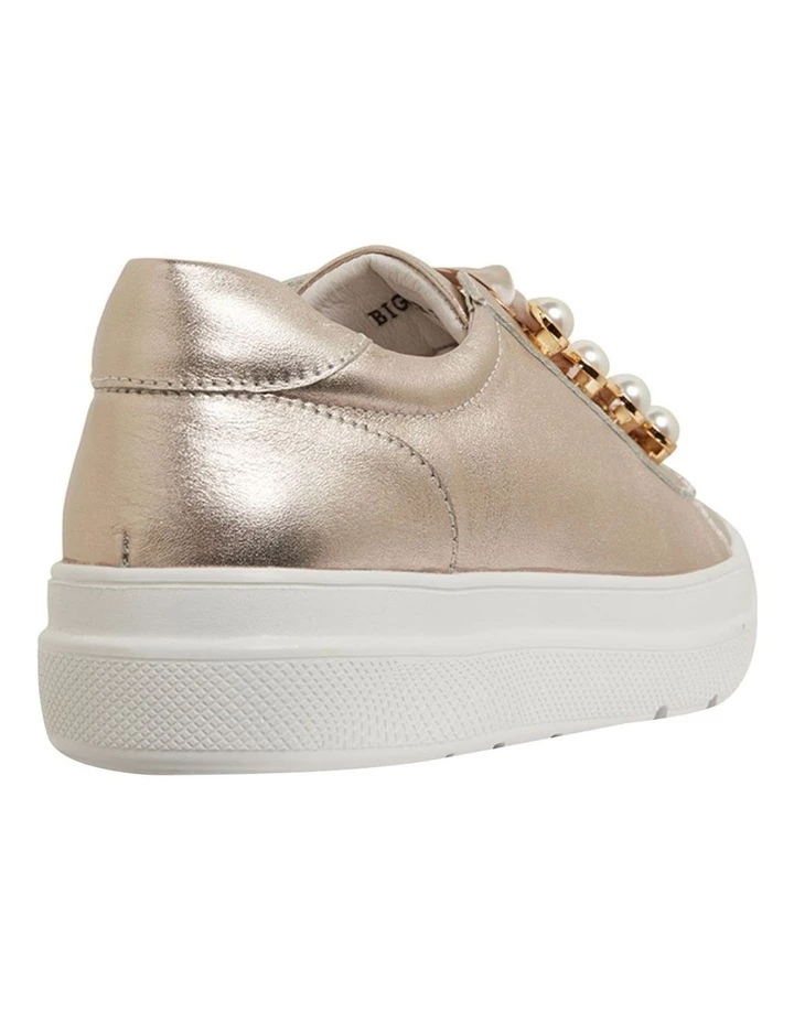 Jane Debster Bant Soft Gold Metallic Sneakers 3 Jane Debster Bant Soft Gold Metallic Sneakers - Image 3