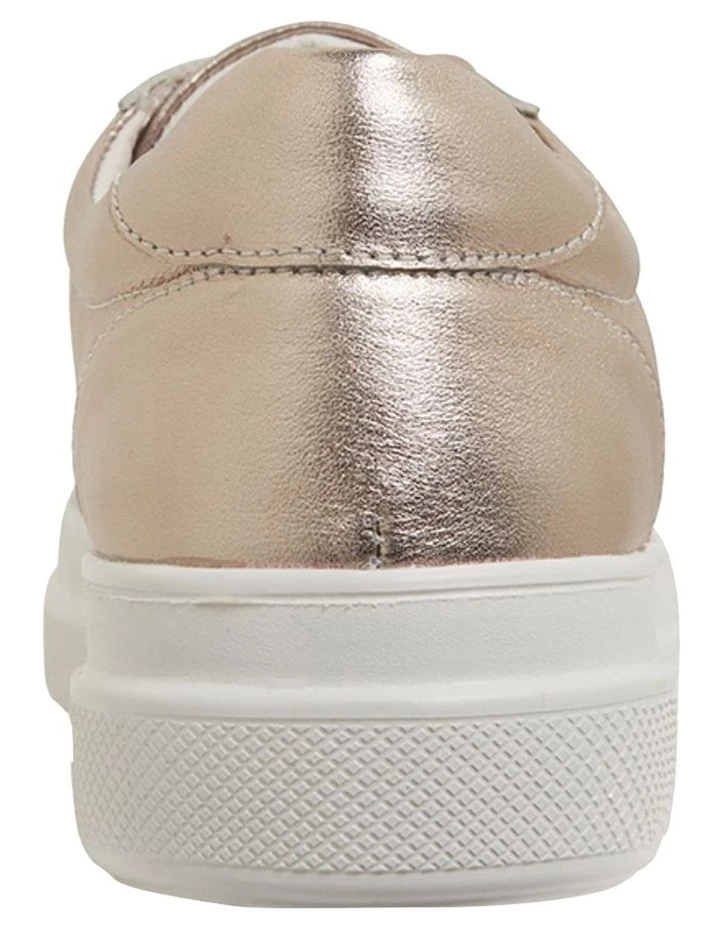 Jane Debster Bant Soft Gold Metallic Sneakers 4 Jane Debster Bant Soft Gold Metallic Sneakers - Image 4