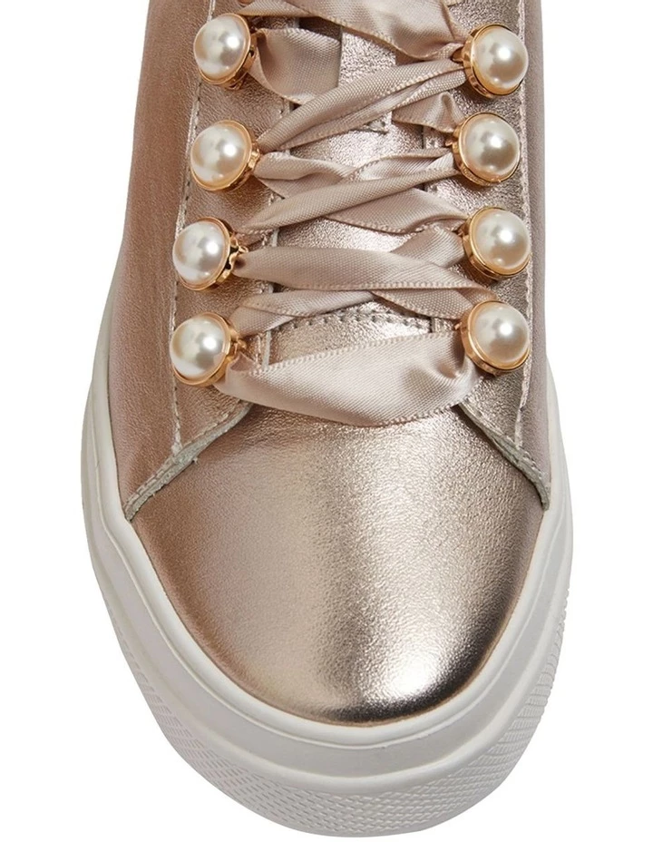Jane Debster Bant Soft Gold Metallic Sneakers 5 Jane Debster Bant Soft Gold Metallic Sneakers - Image 5