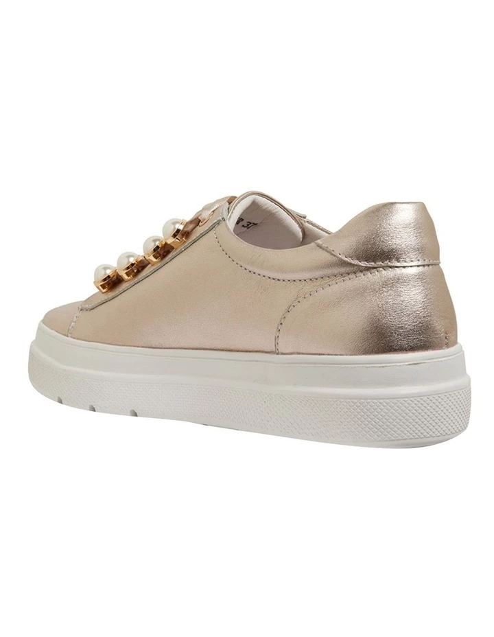 Jane Debster Bant Soft Gold Metallic Sneakers 6 Jane Debster Bant Soft Gold Metallic Sneakers - Image 6