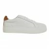 Sandler Frenzy White/Bronze Sneakers