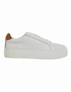Sandler Frenzy White/Bronze Sneakers