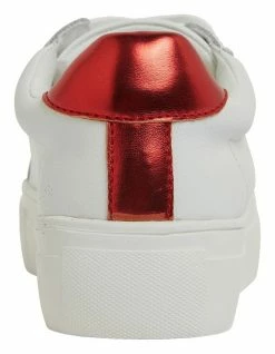 Sandler Frenzy White/Red Metallic Sneakers -Deals Shoes Store 872294320 5 720x928