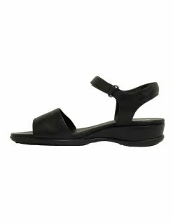 Wide Steps Camden Black Glove Sandals -Deals Shoes Store 872807050 3 720x928