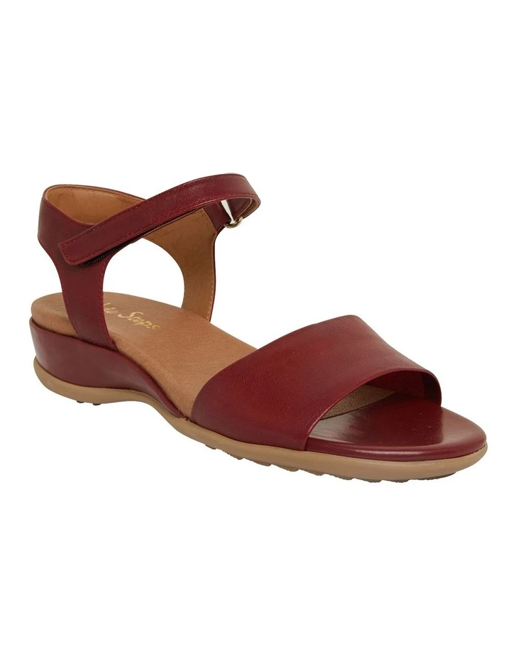Wide Steps Camden Cherry Glove Sandals 2 Wide Steps Camden Cherry Glove Sandals - Image 2