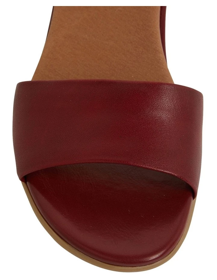 Wide Steps Camden Cherry Glove Sandals 6 Wide Steps Camden Cherry Glove Sandals - Image 6