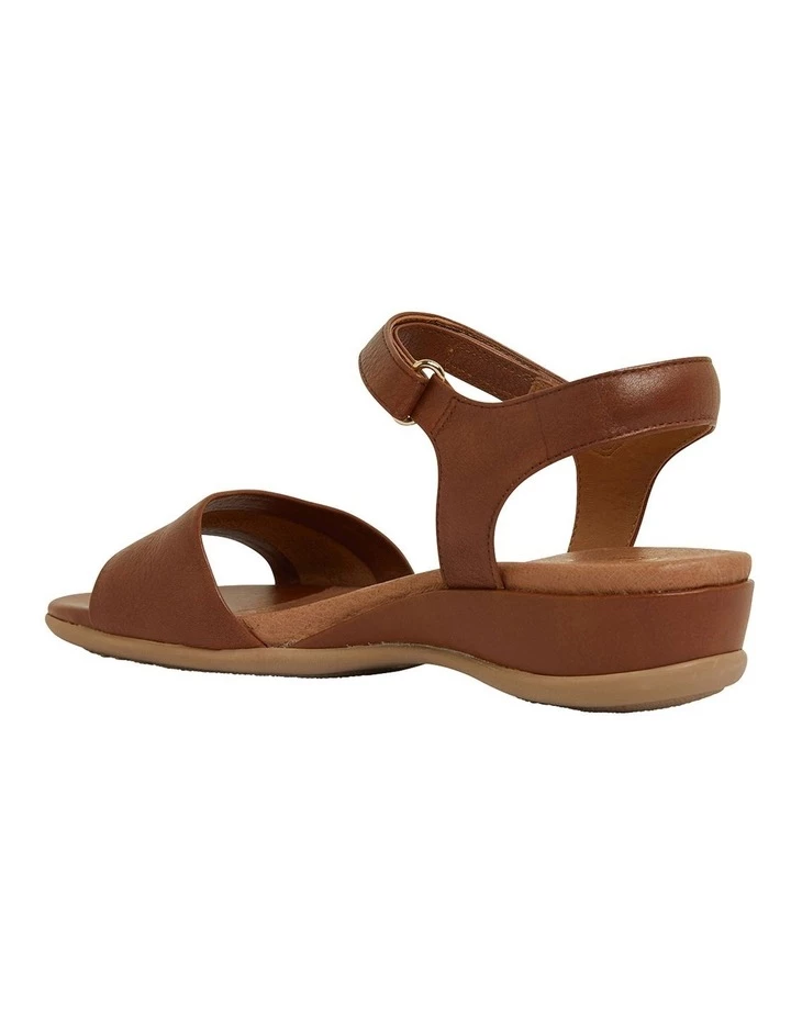 Wide Steps Camden Mid Brown Glove Sandals 7 Wide Steps Camden Mid Brown Glove Sandals - Image 7
