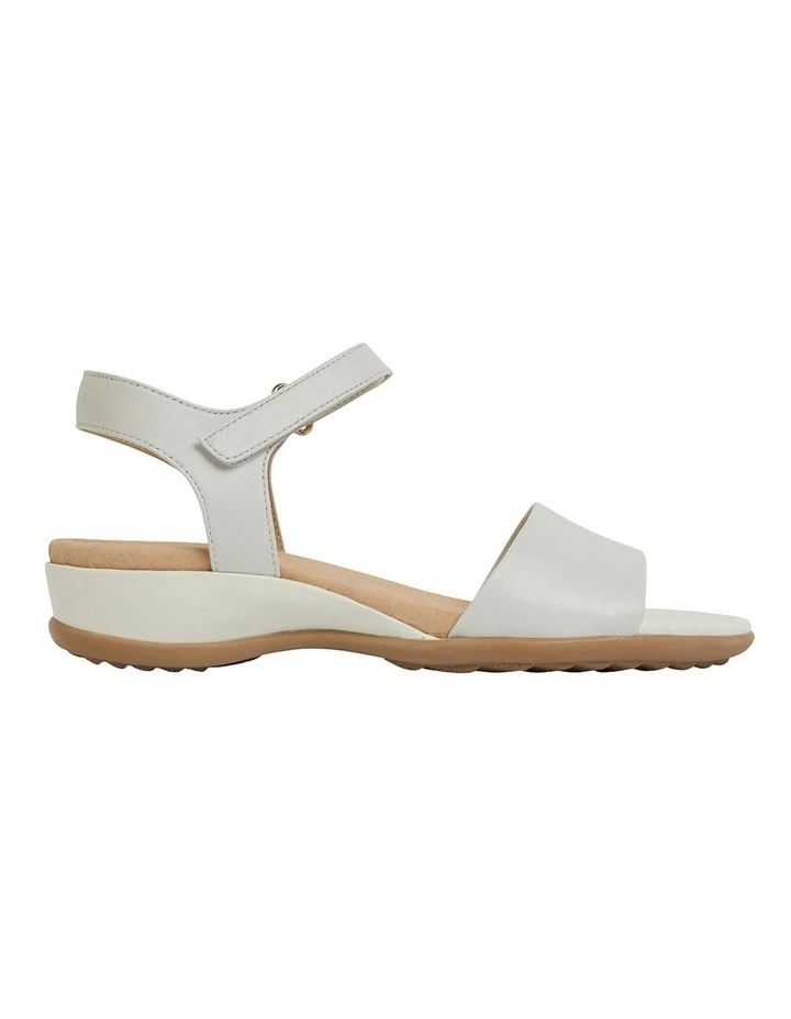 Wide Steps Camden White Glove Sandals 1 Wide Steps Camden White Glove Sandals
