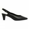 Easy Steps Agatha Black Glove Heeled Shoes