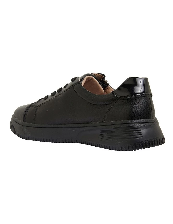 Wide Steps Novella Black/Black Patent Sneakers 7 Wide Steps Novella Black/Black Patent Sneakers - Image 7
