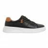 Wide Steps Novella Black/Tan Glove Sneakers