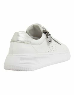 Wide Steps Novella White/Silver Glove Sneakers 10 Wide Steps Novella White/Silver Glove Sneakers -Deals Shoes Store 874881010 4 720x928
