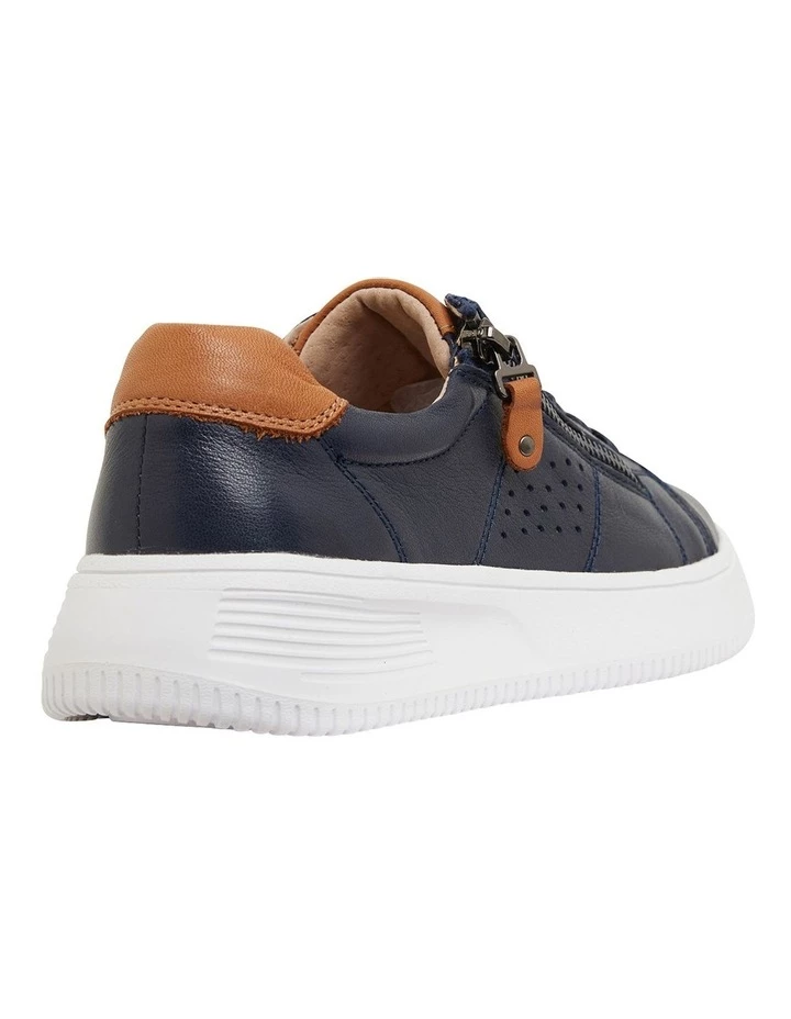 Wide Steps Novella Navy/Tan Glove Sneakers 4 Wide Steps Novella Navy/Tan Glove Sneakers - Image 4