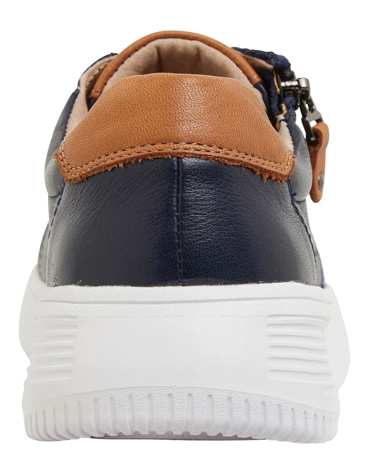 Wide Steps Novella Navy/Tan Glove Sneakers 5 Wide Steps Novella Navy/Tan Glove Sneakers - Image 5