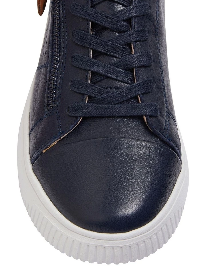 Wide Steps Novella Navy/Tan Glove Sneakers 6 Wide Steps Novella Navy/Tan Glove Sneakers - Image 6