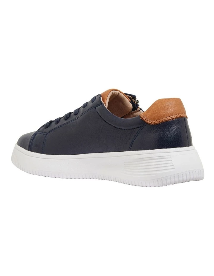 Wide Steps Novella Navy/Tan Glove Sneakers 7 Wide Steps Novella Navy/Tan Glove Sneakers - Image 7