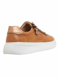 Wide Steps Novella Tan / Bronze Glove Sneakers -Deals Shoes Store 874883170 4 720x928