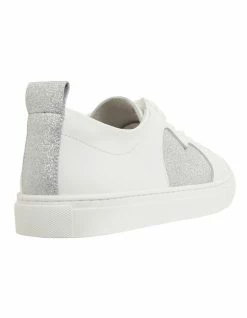 Pink Inc Love White /Silver Glitter Sneakers -Deals Shoes Store 874883890 4 720x928