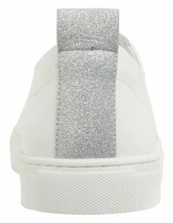 Pink Inc Love White /Silver Glitter Sneakers -Deals Shoes Store 874883890 5 720x928