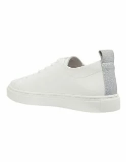 Pink Inc Love White /Silver Glitter Sneakers -Deals Shoes Store 874883890 7 720x928