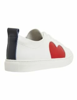 Pink Inc Love White / Red Multi Sneakers -Deals Shoes Store 874886410 4 720x928