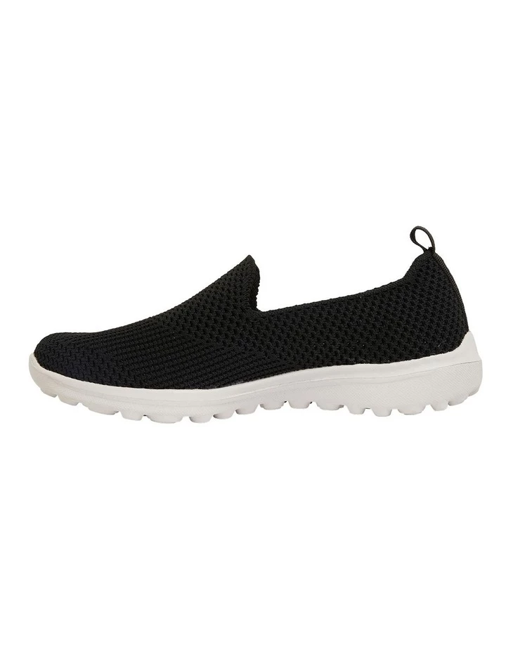 Active Flex Peak Black Stretch Sneakers 3 Active Flex Peak Black Stretch Sneakers - Image 3