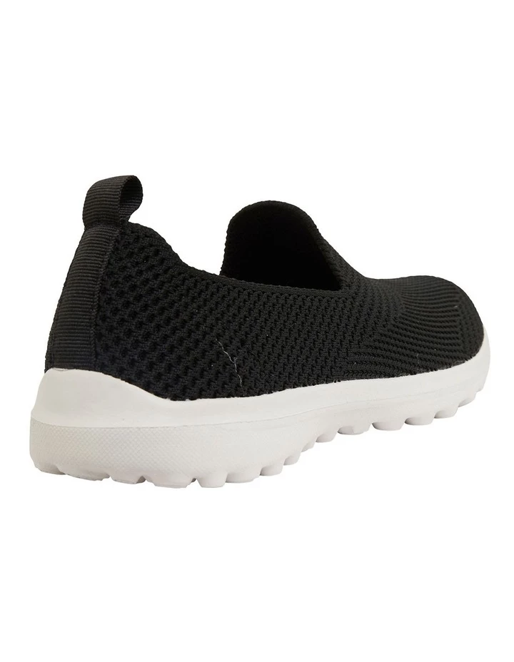 Active Flex Peak Black Stretch Sneakers 4 Active Flex Peak Black Stretch Sneakers - Image 4