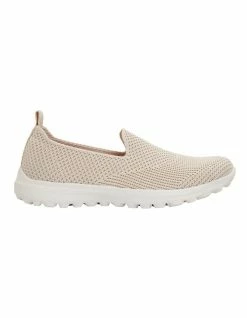 Active Flex Peak Beige Stretch Sneakers
