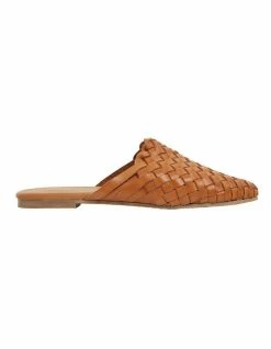 Ravella Barlow Tan Weave Flat Shoes