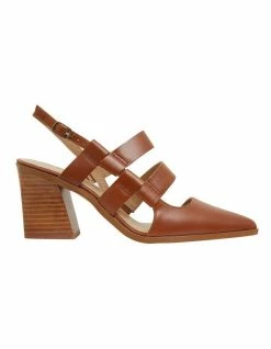 Jane Debster Gloria Cognac Glove Heeled Shoes