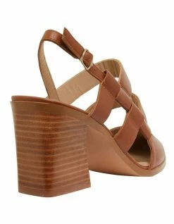 Jane Debster Gloria Cognac Glove Heeled Shoes -Deals Shoes Store 874924030 4 720x928