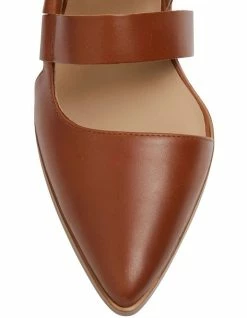 Jane Debster Gloria Cognac Glove Heeled Shoes -Deals Shoes Store 874924030 6 720x928