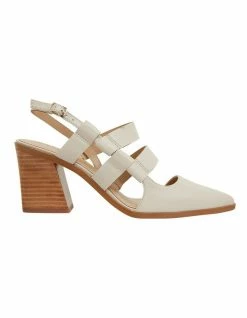 Jane Debster Gloria Ivory Glove Heeled Shoes